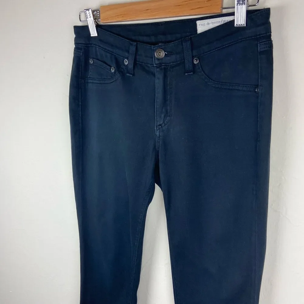 Rag & Bone Legging Skinny Jeans - Black Plush